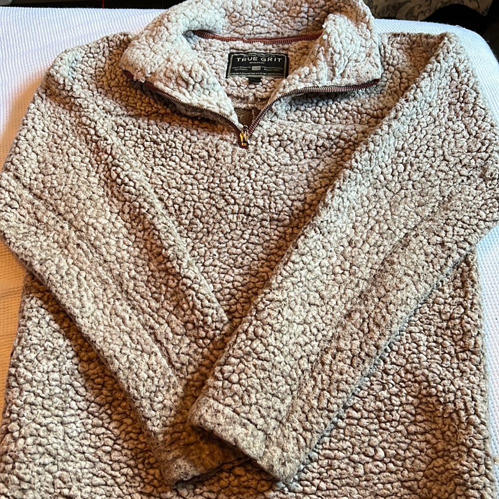 True grit fleece pullover